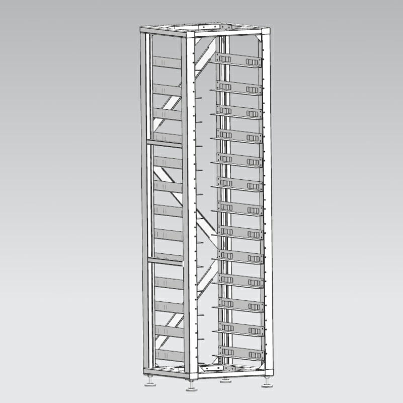 Magazyn Energii Deye - szafa HV-Rack for BOS-G 9 sekcji