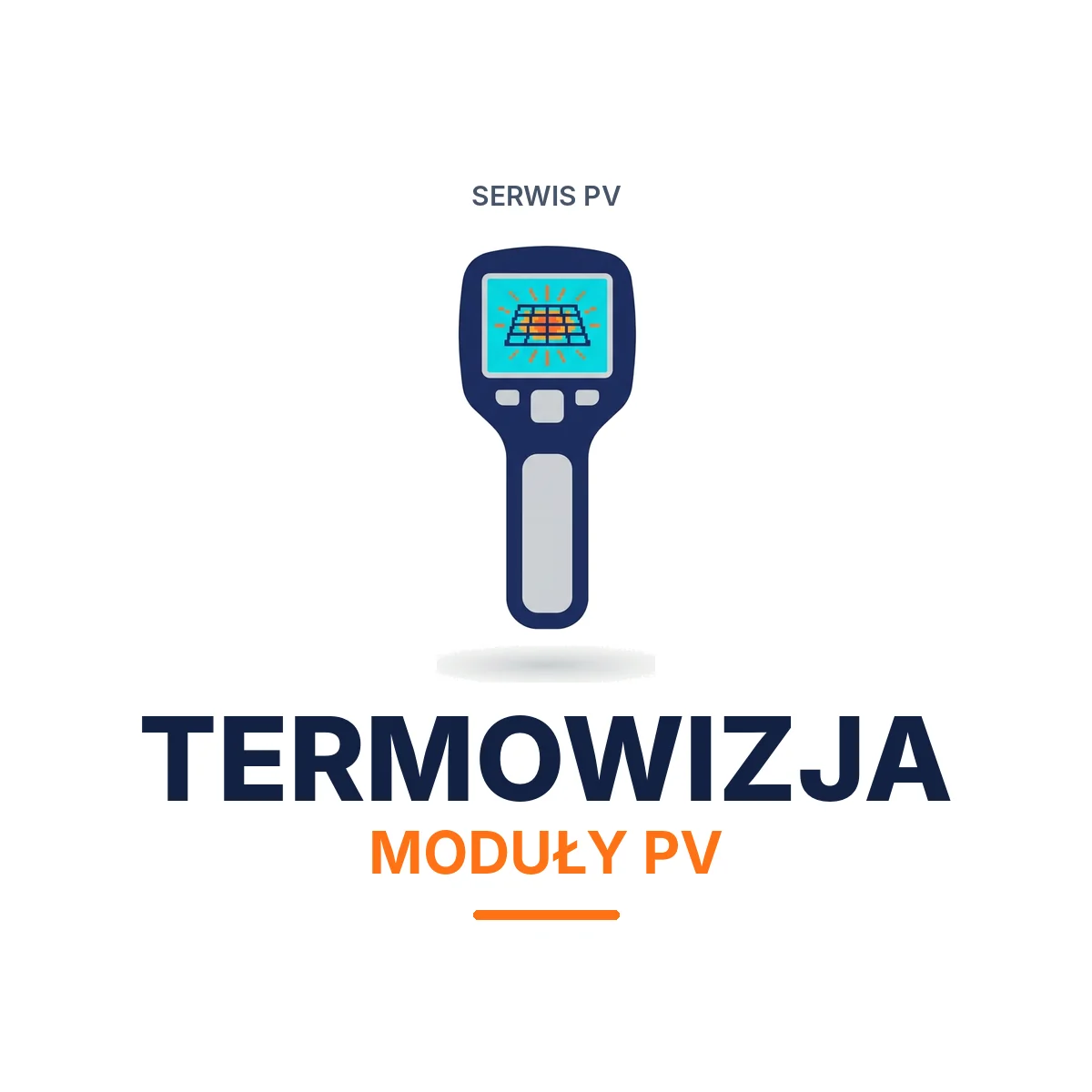 Badanie termowizyjne pola modułów PV — termogram każdego modułu (wycena za moduł)