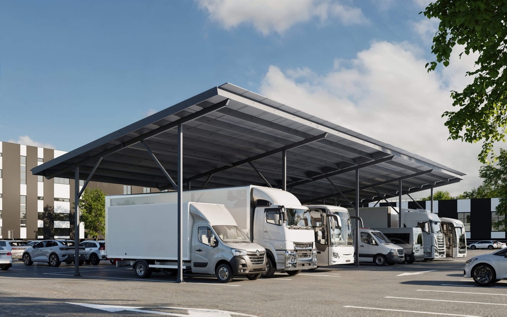 Amiston Carport MEGA — kamper / bus / TIR / maszyny