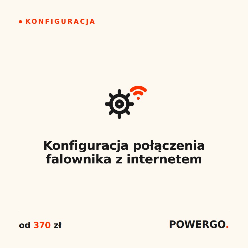 Konfiguracja połączenia falownika z internetem