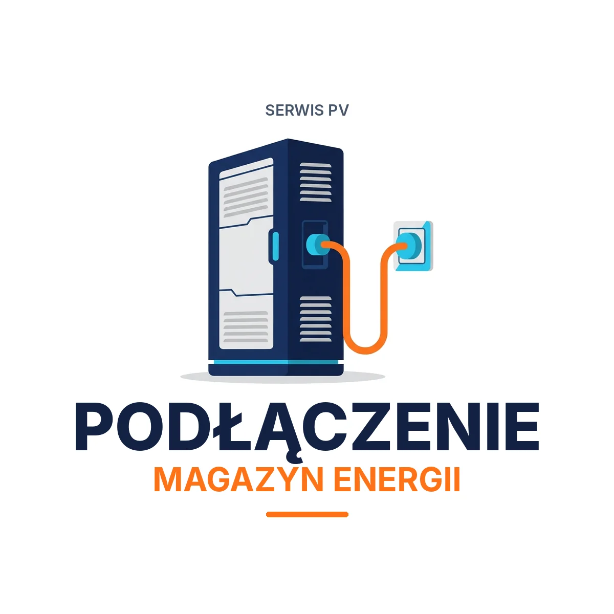 Podłączenie magazynu energii z konfiguracją — za jeden stos modułów