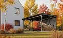 Amiston Carport IMPACT V2 — wbijany w grunt