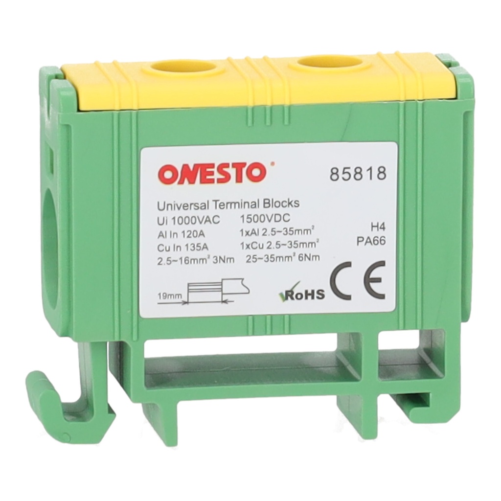 [ONESTO-FJ-E35-D] Blok rozdzielczy (listwa zaciskowa) Onesto FJ-E35 35 mm² PE