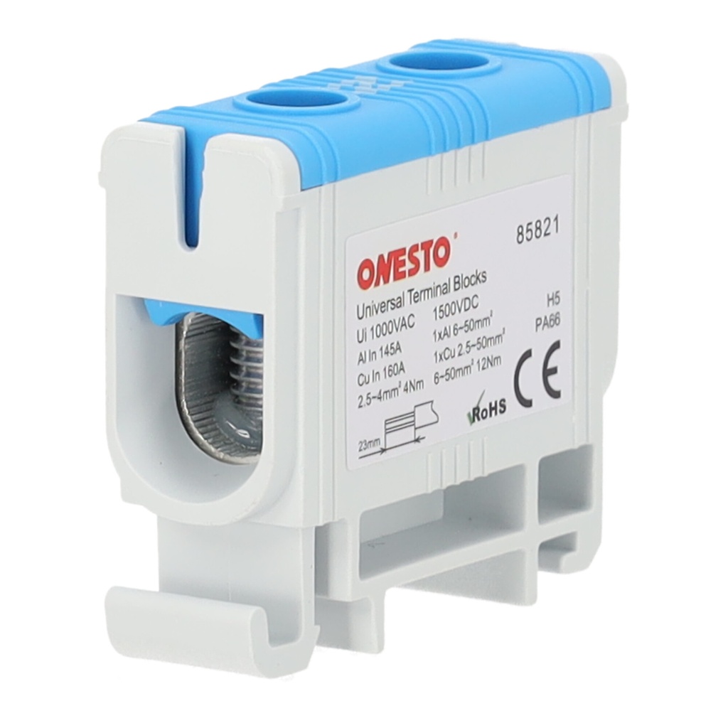 [ONESTO-FJ-E50-B] Blok rozdzielczy (listwa zaciskowa) Onesto FJ-E50 50 mm² niebieski