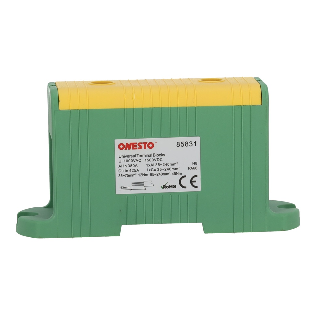 [ONESTO-FJ-E240-D] Blok rozdzielczy (listwa zaciskowa) Onesto FJ-E240 240 mm² PE