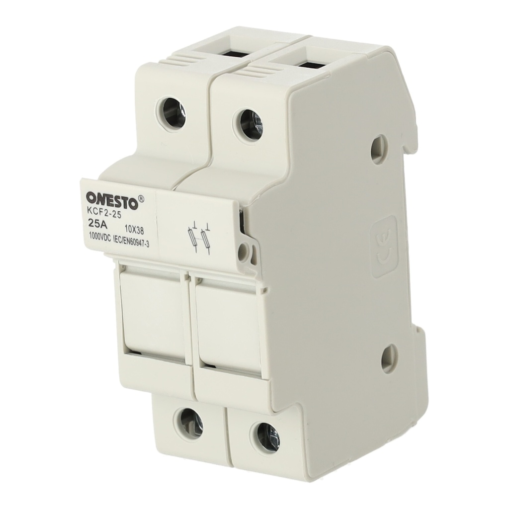 Podstawa bezpiecznikowa Onesto KCF2-25 10×38 2P 1000 V DC