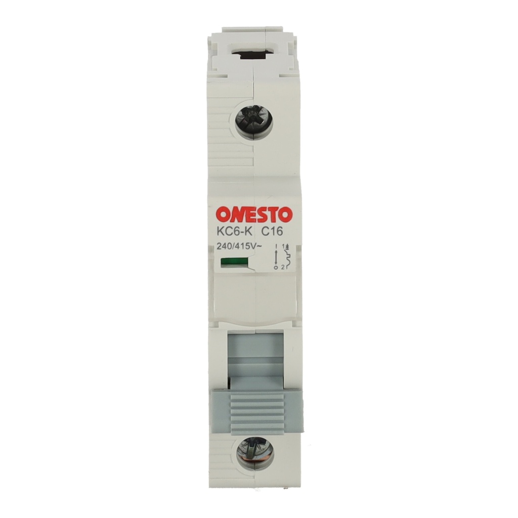 [ONESTO-MCC6KA1P16AC] Wyłącznik nadprądowy Onesto KC6 1P C16 6 kA