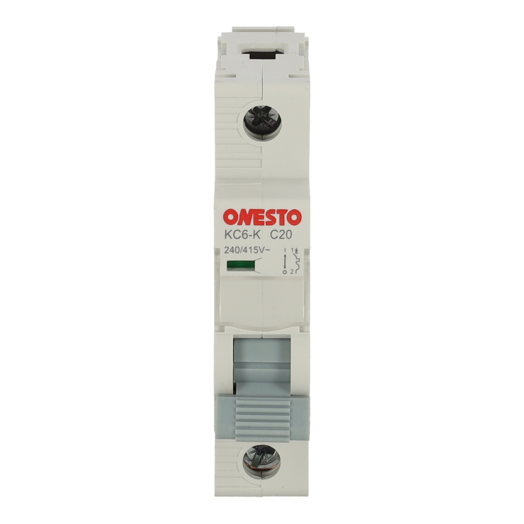 [ONESTO-MCC6KA1P20AC] Wyłącznik nadprądowy Onesto KC6 1P C20 6 kA