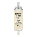 Wkładka bezpiecznikowa NH000 gG Onesto 32 A 500 V AC
