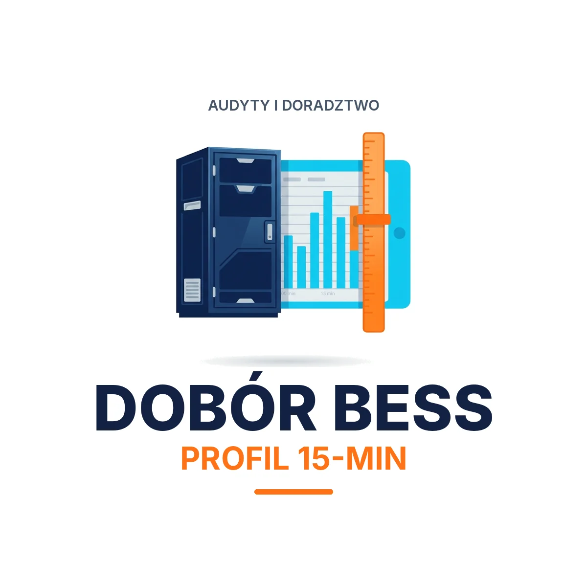 [BESS-DOBOR] Dobór magazynu energii (BESS) z profilu 15-min — moc i pojemność