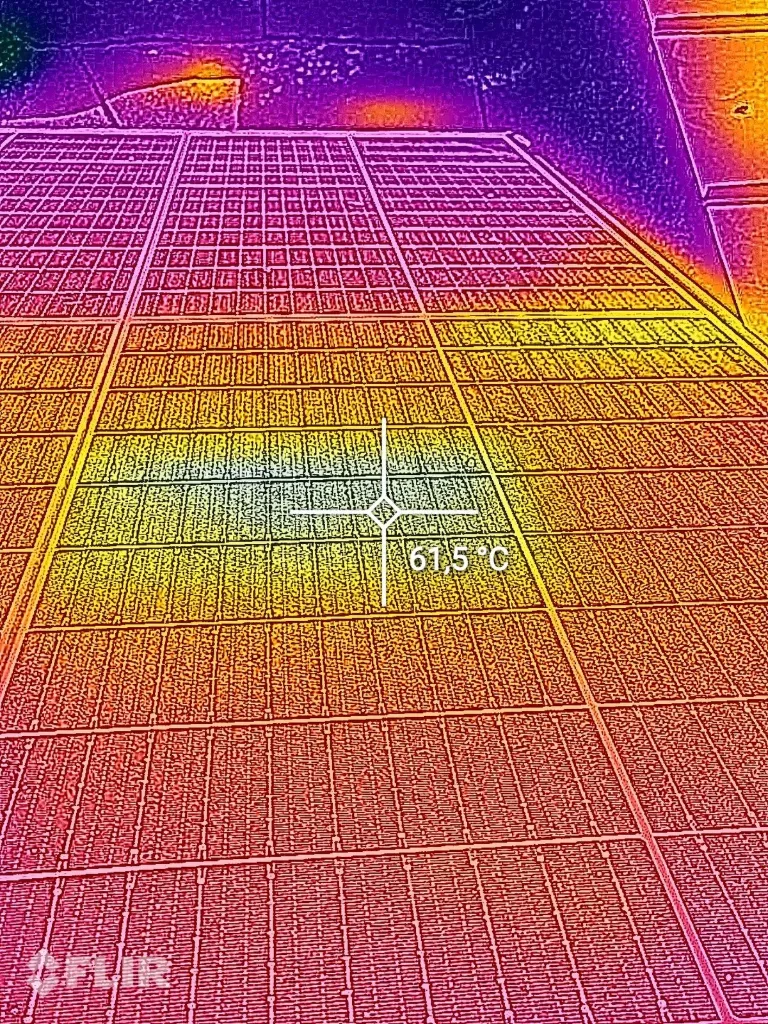 [PPV-TERMO-MOD] Badanie termowizyjne pola modułów PV — termogram każdego modułu (wycena za moduł)